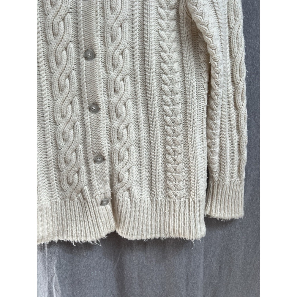 GUEST IN RESIDENCE Rossella Cable Cashmere Cardigan Sz L Wool Cashmere Womens - Picture 3 of 9